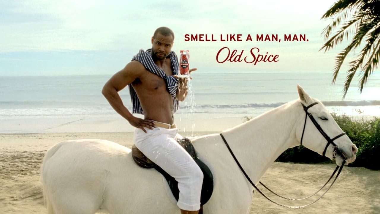 Old spice man on