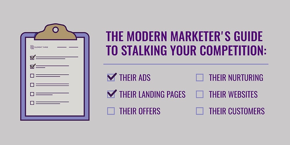 Stalking Your Competition's Landing Pages