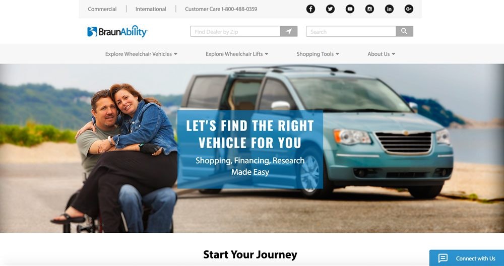 BraunAbility Vehicle Finder